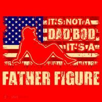 Its Not A Dad Bod Its A Father Figure Funny USA Sexy Santa Hat thumb 1