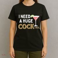 I Need A Huge Cocktail Leopard T-Shirt thumb 4