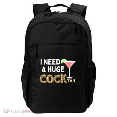 I Need A Huge Cocktail Leopard Backpack