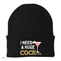 I Need A Huge Cocktail Leopard Beanie thumb 0