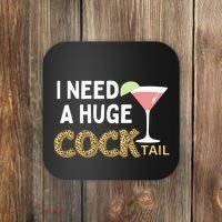 I Need A Huge Cocktail Leopard Coaster thumb 0