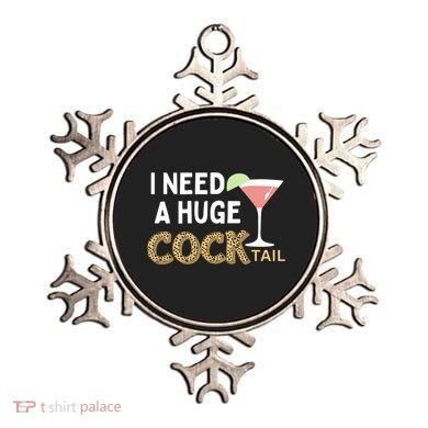I Need A Huge Cocktail Leopard Ornament