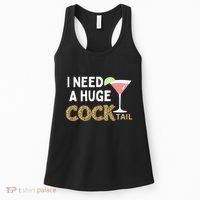 I Need A Huge Cocktail Leopard Women's Tank Top thumb 0
