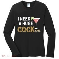 I Need A Huge Cocktail Leopard Women's Long Sleeve Shirt thumb 0
