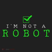 IM Not A Robot Funny Computer Nerd Geek Ai Gift Hat thumb 2