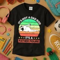 Its Not A Dad Bod Its A Father Figure Funny Beer Sexy Kids T-Shirt thumb 3