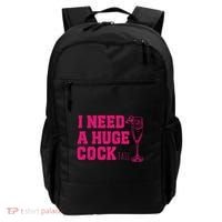 I Need A Huge Cocktail Funny Gag Adult Humor Ing Gift Backpack thumb 0