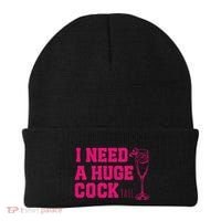 I Need A Huge Cocktail Funny Gag Adult Humor Ing Gift Beanie thumb 0