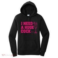 I Need A Huge Cocktail Funny Gag Adult Humor Ing Gift Women's Hoodie thumb 0