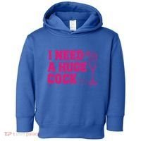 I Need A Huge Cocktail Funny Gag Adult Humor Ing Gift Toddler Hoodie thumb 0