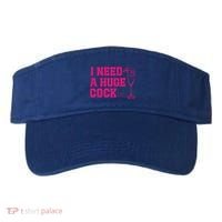 I Need A Huge Cocktail Funny Gag Adult Humor Ing Gift Visor thumb 0