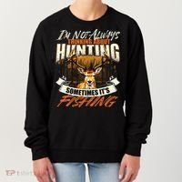 IM Not Always Thinking About Hunting Wildlife Deer Lover Women's Sweatshirt thumb 0