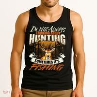 IM Not Always Thinking About Hunting Wildlife Deer Lover Tank Top thumb 3