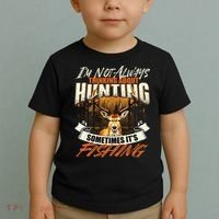 IM Not Always Thinking About Hunting Wildlife Deer Lover Toddler T-Shirt thumb 2