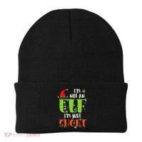 Im Not An Elf Just Short Funny Christmas Xmas Beanie thumb 0
