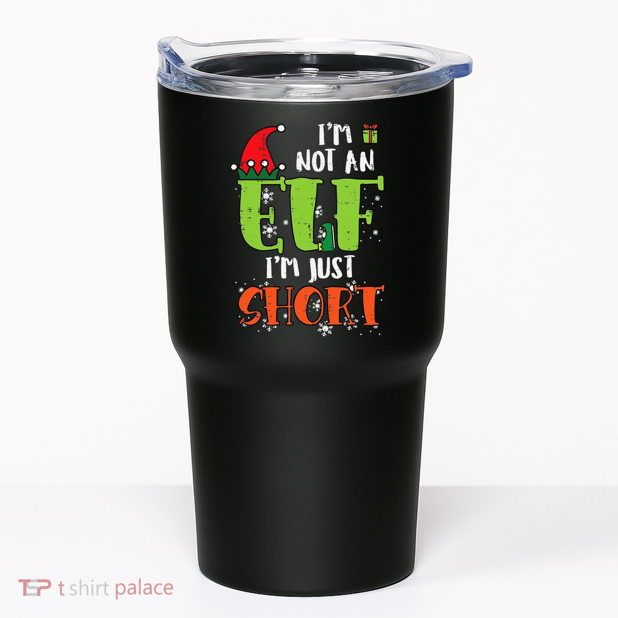 Im Not An Elf Just Short Funny Christmas Xmas Tumbler