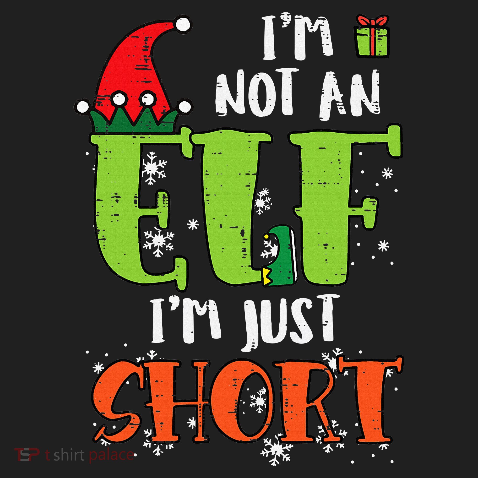 Im Not An Elf Just Short Funny Christmas Xmas Golf Towel