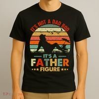 It's Not A Dad Bod It's A Father Figure Funny Vintage Sunset T-Shirt thumb 3