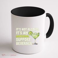 ItS Not Alcohol ItS My Emotional Support Beverage Coffee Mug thumb 1