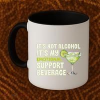 ItS Not Alcohol ItS My Emotional Support Beverage Coffee Mug thumb 2