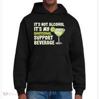 ItS Not Alcohol ItS My Emotional Support Beverage District V.I.T. Heavyweight Hoodie thumb 0
