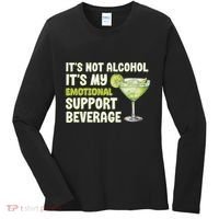 ItS Not Alcohol ItS My Emotional Support Beverage Women's Long Sleeve Shirt thumb 0
