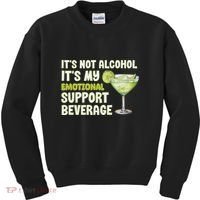 ItS Not Alcohol ItS My Emotional Support Beverage Kids Sweatshirt thumb 0