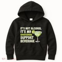ItS Not Alcohol ItS My Emotional Support Beverage Kids Hoodie thumb 0
