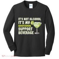 ItS Not Alcohol ItS My Emotional Support Beverage Kids Long Sleeve Shirt thumb 0