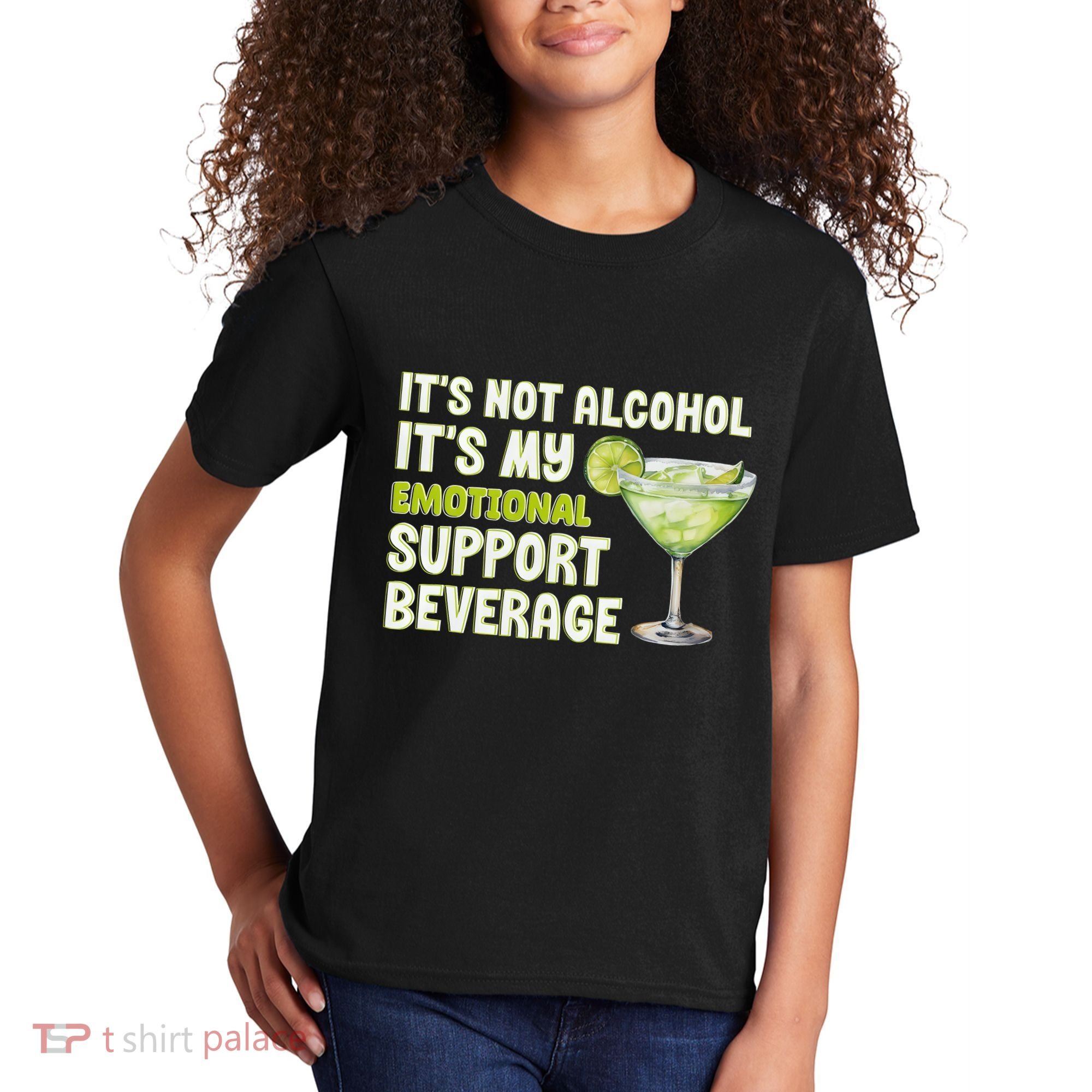 ItS Not Alcohol ItS My Emotional Support Beverage Kids T-Shirt