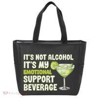 ItS Not Alcohol ItS My Emotional Support Beverage Tote Bag thumb 0