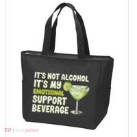 ItS Not Alcohol ItS My Emotional Support Beverage Tote Bag thumb 3
