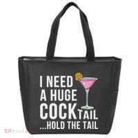 I Need A Huge Cocktail Hold The Tail Humor Tote Bag thumb 0