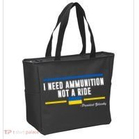 I Need Ammunition Not A Ride Ukraine Tote Bag thumb 2