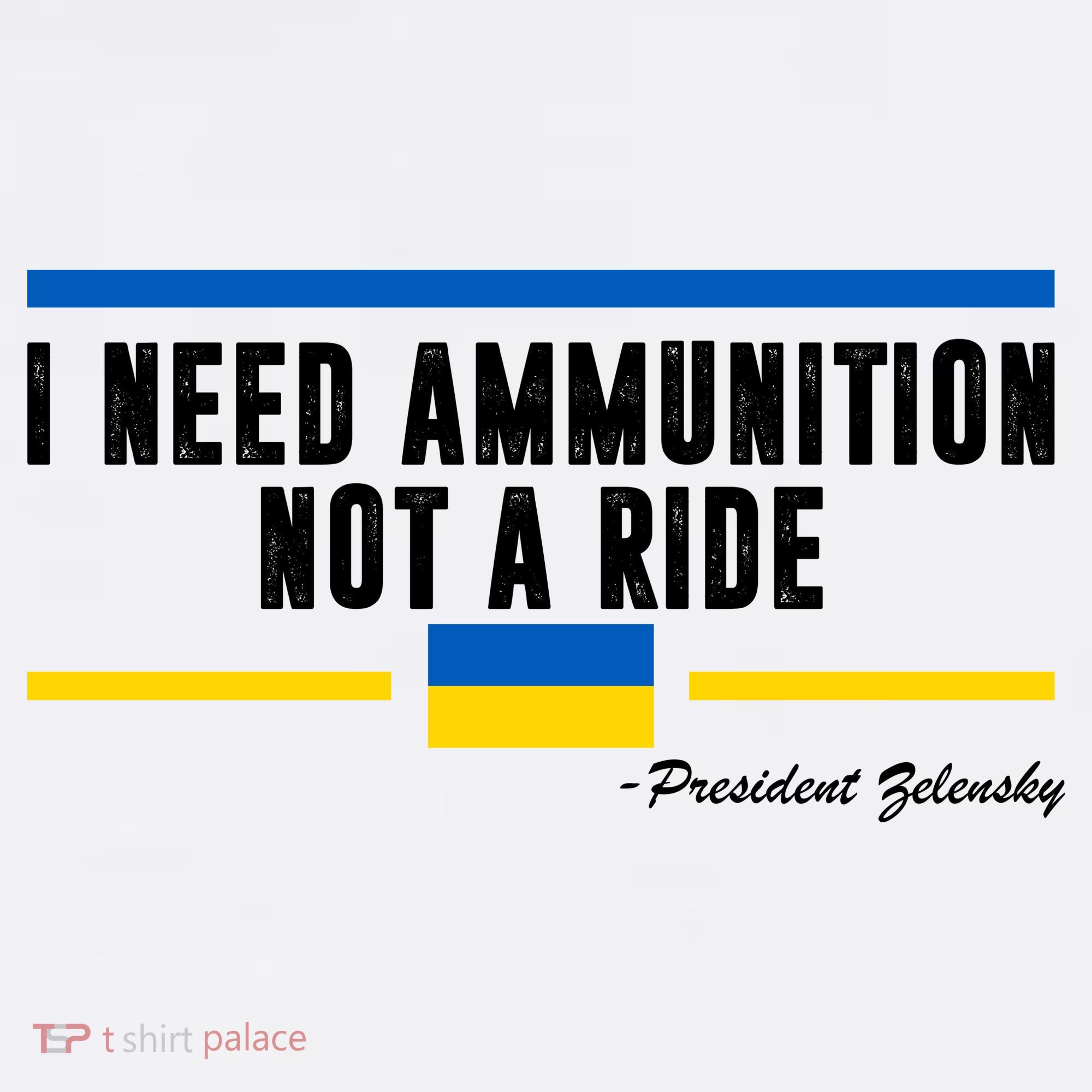I Need Ammunition Not A Ride Ukraine Hat