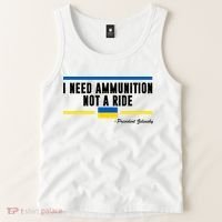 I Need Ammunition Not A Ride Ukraine Tank Top thumb 2