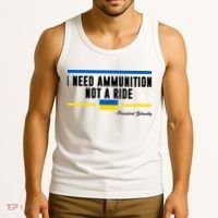 I Need Ammunition Not A Ride Ukraine Tank Top thumb 3