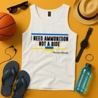 I Need Ammunition Not A Ride Ukraine Tank Top thumb 4