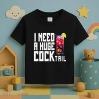 I Need A Huge Cocktail Toddler T-Shirt thumb 3