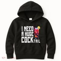 I Need A Huge Cocktail Kids Hoodie thumb 0