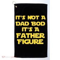 It's Not A Dad Bod It's A Father Figure Golf Towel thumb 0