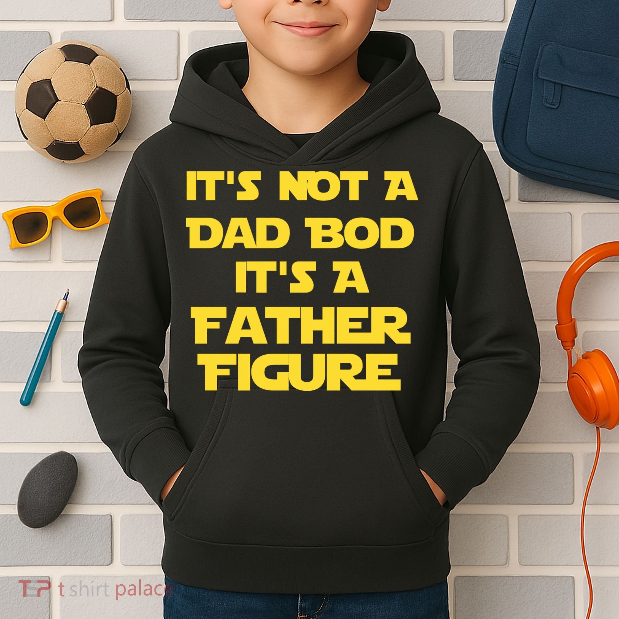 It's Not A Dad Bod It's A Father Figure Kids Hoodie