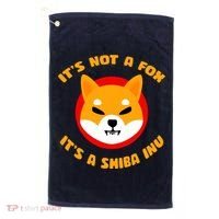 It's Not A Fox It's A Shiba Inu Golf Towel thumb 0