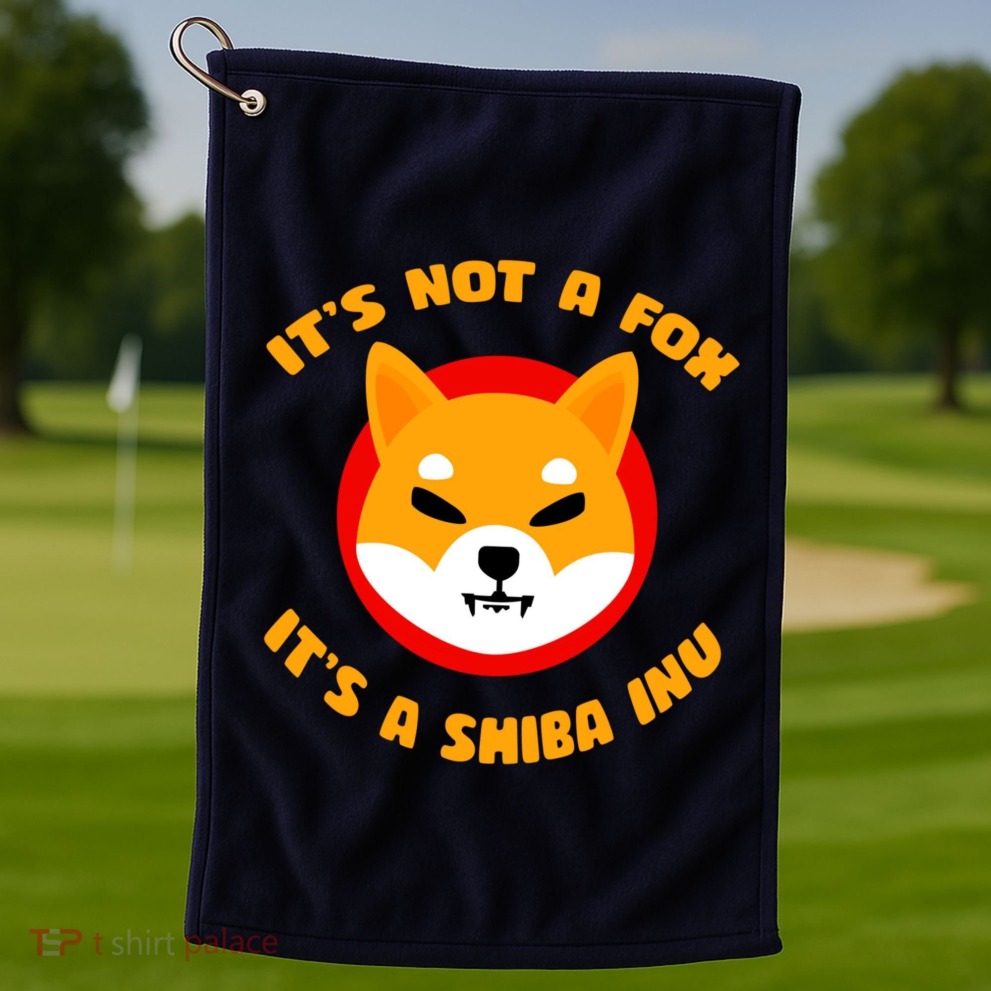 It's Not A Fox It's A Shiba Inu Golf Towel