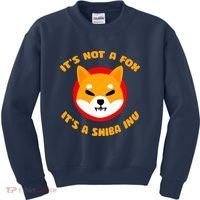 It's Not A Fox It's A Shiba Inu Kids Sweatshirt thumb 0