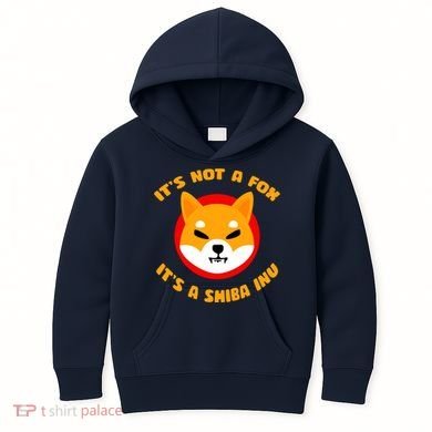 It's Not A Fox It's A Shiba Inu Kids Hoodie