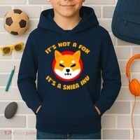 It's Not A Fox It's A Shiba Inu Kids Hoodie thumb 2
