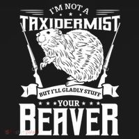 Im Not A Taxidermist Hunting Beaver Riffle Hunter Short Sleeve Meaningful Gift Women's Hoodie thumb 2
