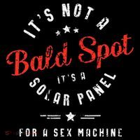 ItS Not A Bald Spot ItS A Solar Panel For Sex Machine Ornament thumb 1
