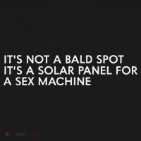 ItS Not A Bald Spot ItS A Solar Panel A Sex Machine USA-Made Doggie Bandana thumb 2